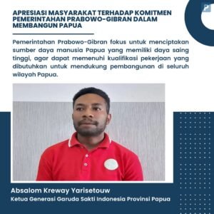 Pemerintahan Prabowo-Gibran Tegaskan Komitmen Membangun Papua Lewat Pusat Lumbung Pangan di Merauke