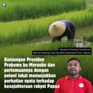 Ketua Generasi Garuda Sakti Papua Apresiasi Komitmen Presiden Prabowo dalam Membangun Papua