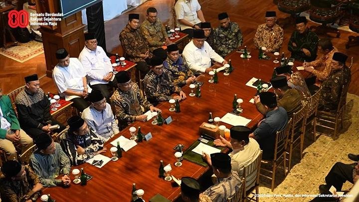 Presiden Prabowo Gandeng Ormas Islam Ajak Masyarakat Redakan Ketegangan