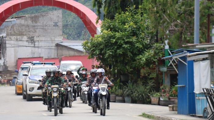 Patroli Gabungan TNI Polri Wujudkan Rasa Aman di Tengah Masyarakat