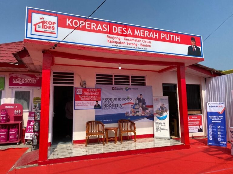 Gerai dan Gudang Kopdes Merah Putih Dorong Pemerataan Ekonomi di Tahun Pertama Prabowo-Gibran