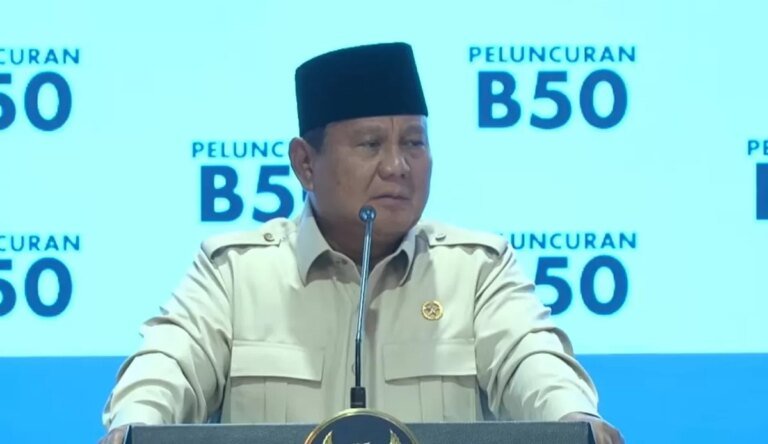 Presiden Prabowo Dorong Kemandirian Energi melalui Peluncuran Biodiesel B50