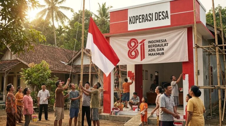 Koperasi Merah Putih, Semangat Kemerdekaan yang Menggerakkan Ekonomi Desa