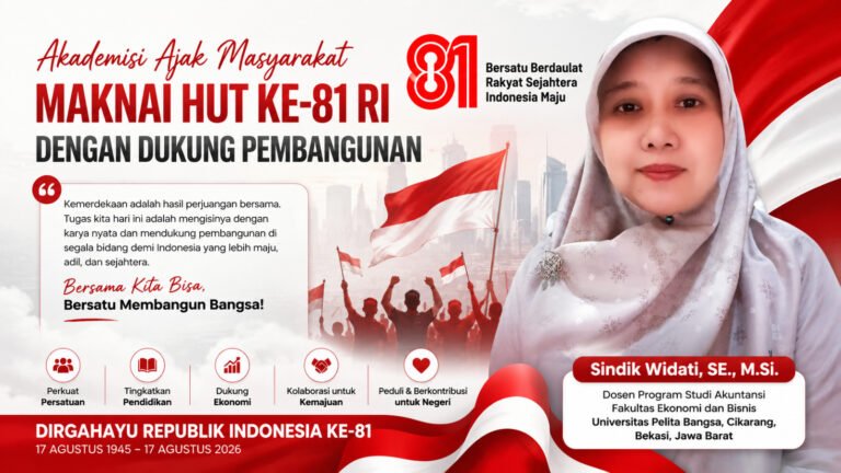 Akademisi Ajak Masyarakat Nilai Pembangunan Nasional Berdasarkan Data dan Fakta