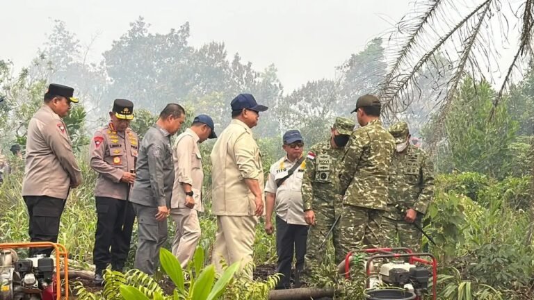 Karhutla Diusut, Prabowo Minta Penelusuran Pemilik Korporasi Bermasalah